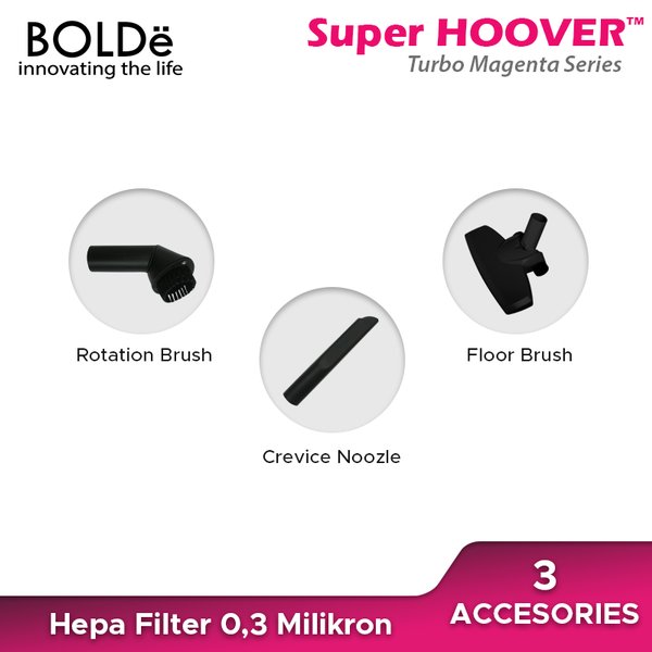 Bolde SUPER HOOVER TURBO Black Magenta